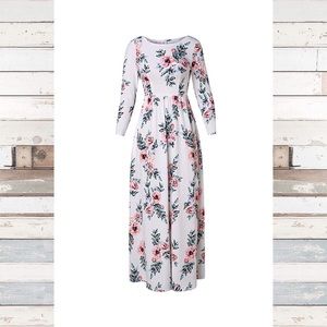 Long floral dress 👗 🌸