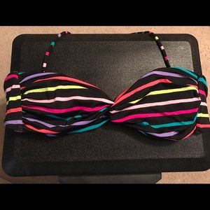 VS twist-front bandeau swim top