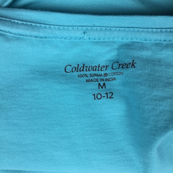 Coldwater Creek Embellished Tunic Top Sz M - Picture 7 of 7