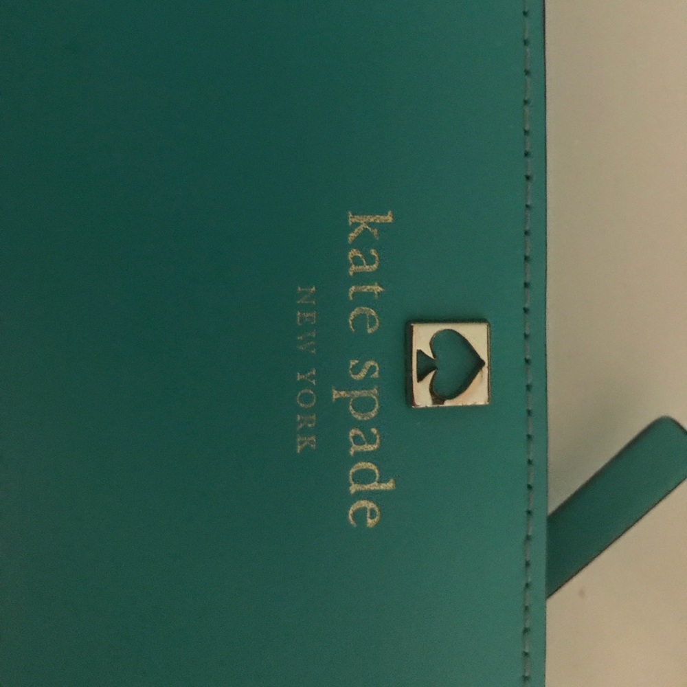 Kate Spade aqua blue wallet