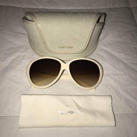 EUC Cream Tom Ford Sunglasses