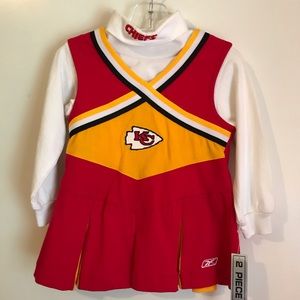 NWT 2T Chiefs Cheerleading Outfit