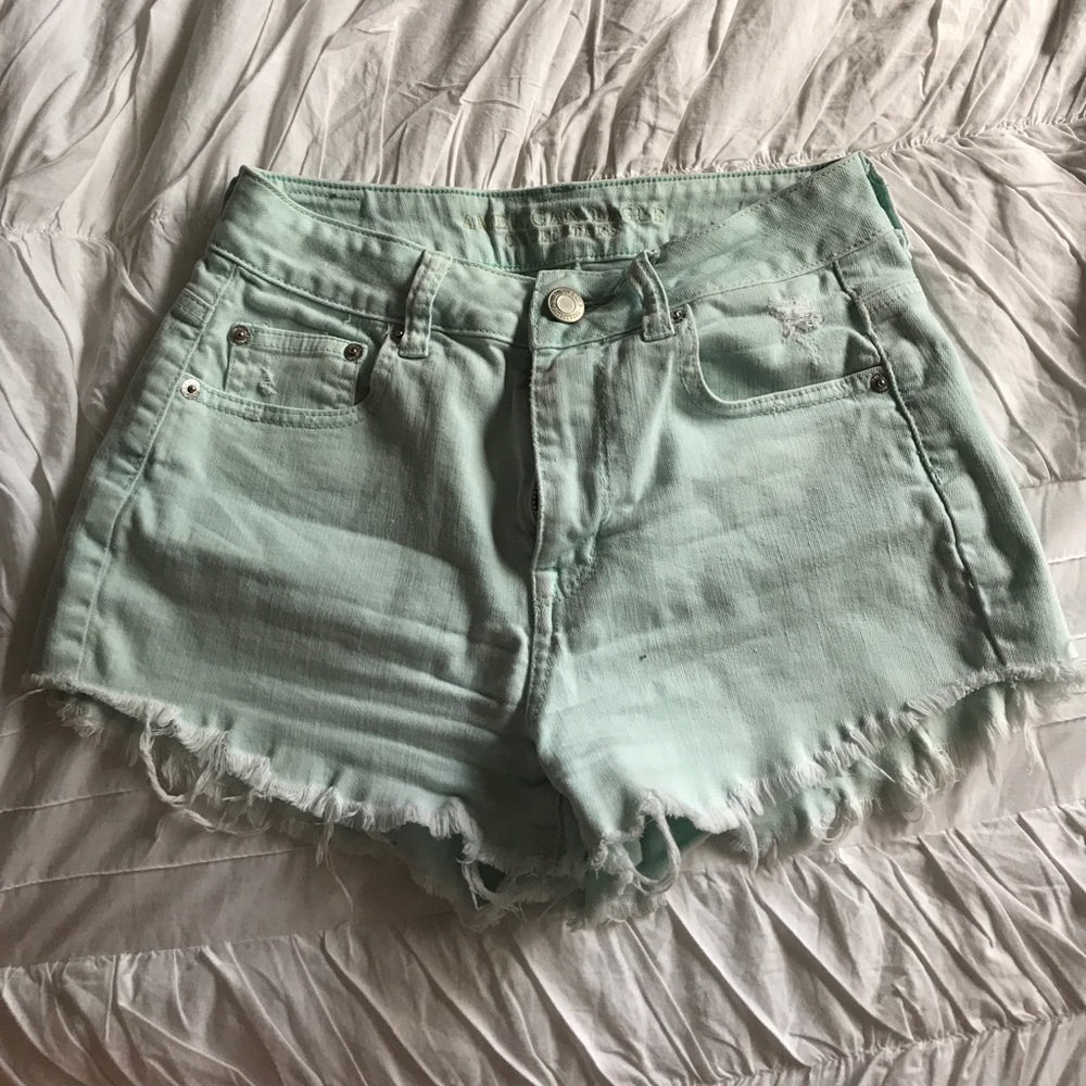 American Eagle High Rise Festival shorts