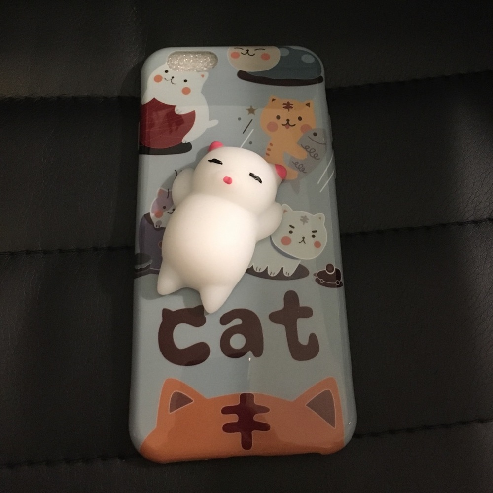 Fat cat "squishy" iPhone 6/6s phone case