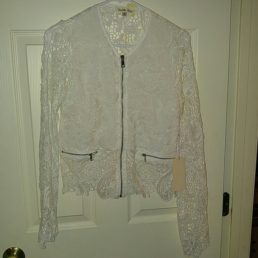 White lace jacket