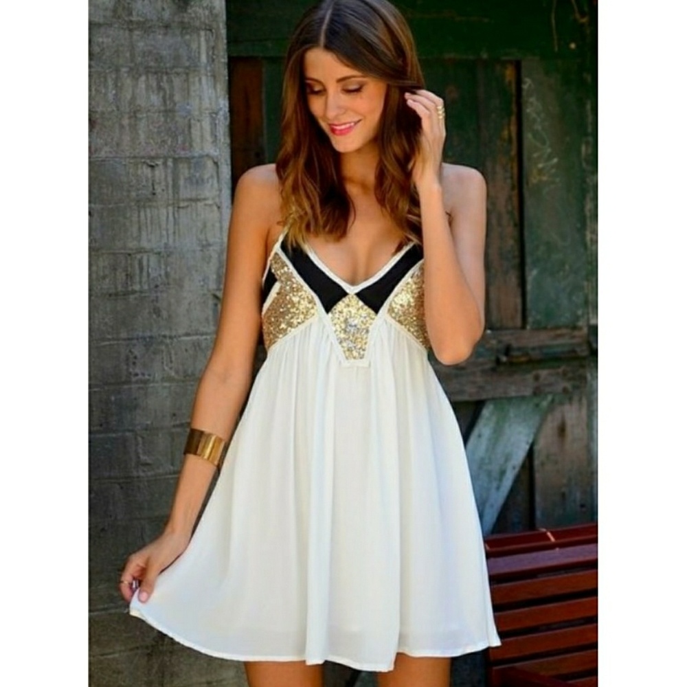 Xenia Boutique White Lincoln Dress