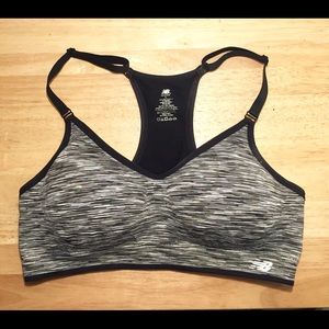 New Balance Grey Sports Bra