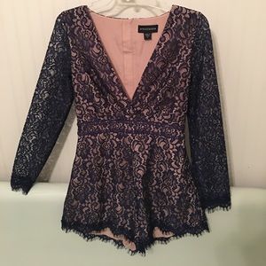 Lace romper