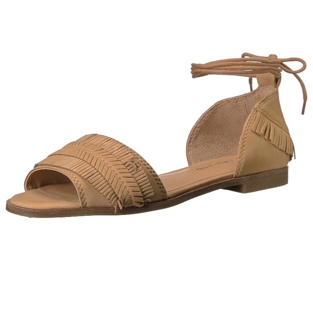 Lucky brand flats peep toe sandals
