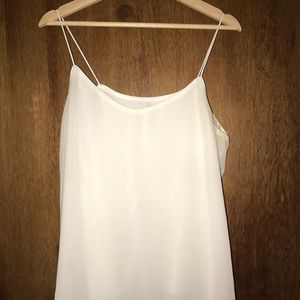 Sheer white tank