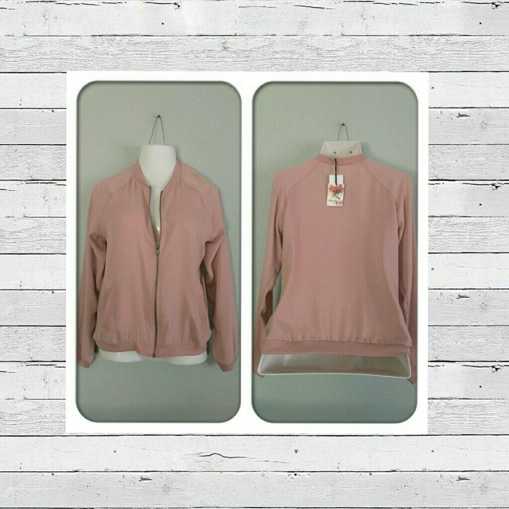 Blush Bomer Jacket