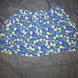 Abercrombie and Fitch floral mini skirt