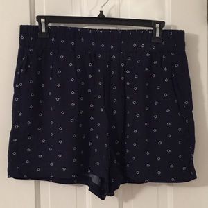 GAP Navy Print Shorts