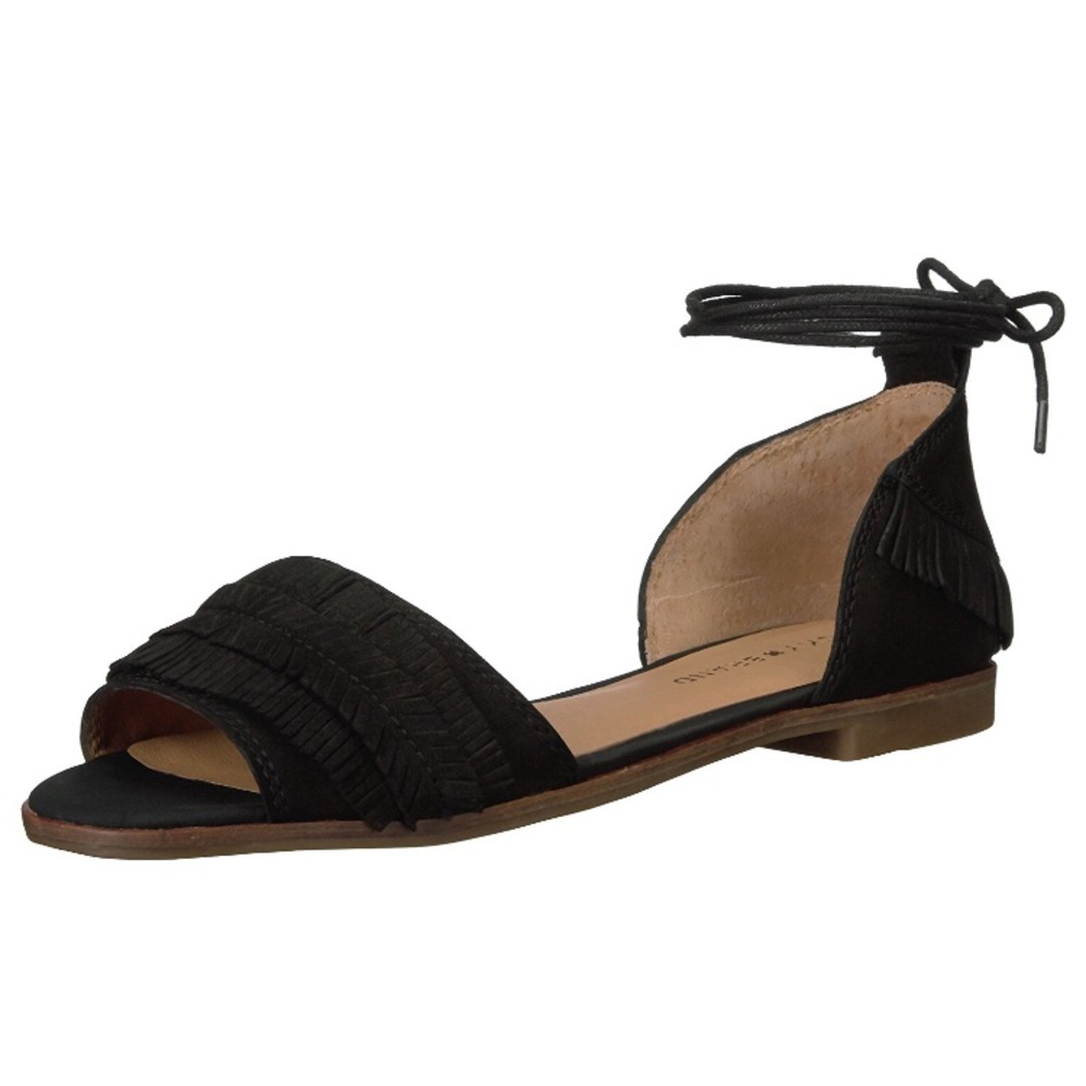 Lucky brand flat peep toe sandals