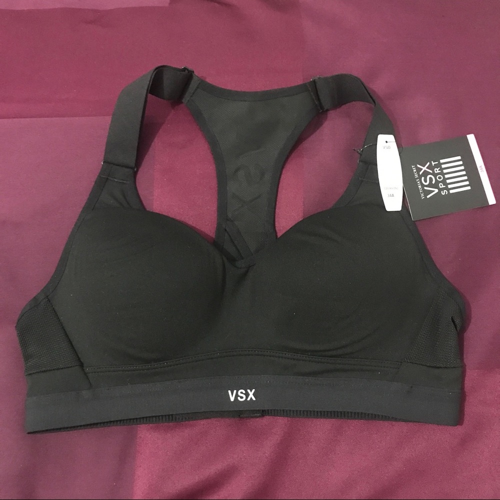 BRAND NEW! INCREDIBLE BY VICTORIA SPORT BRA SZ 34A