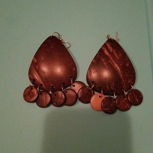 Chunky Wood Earrings