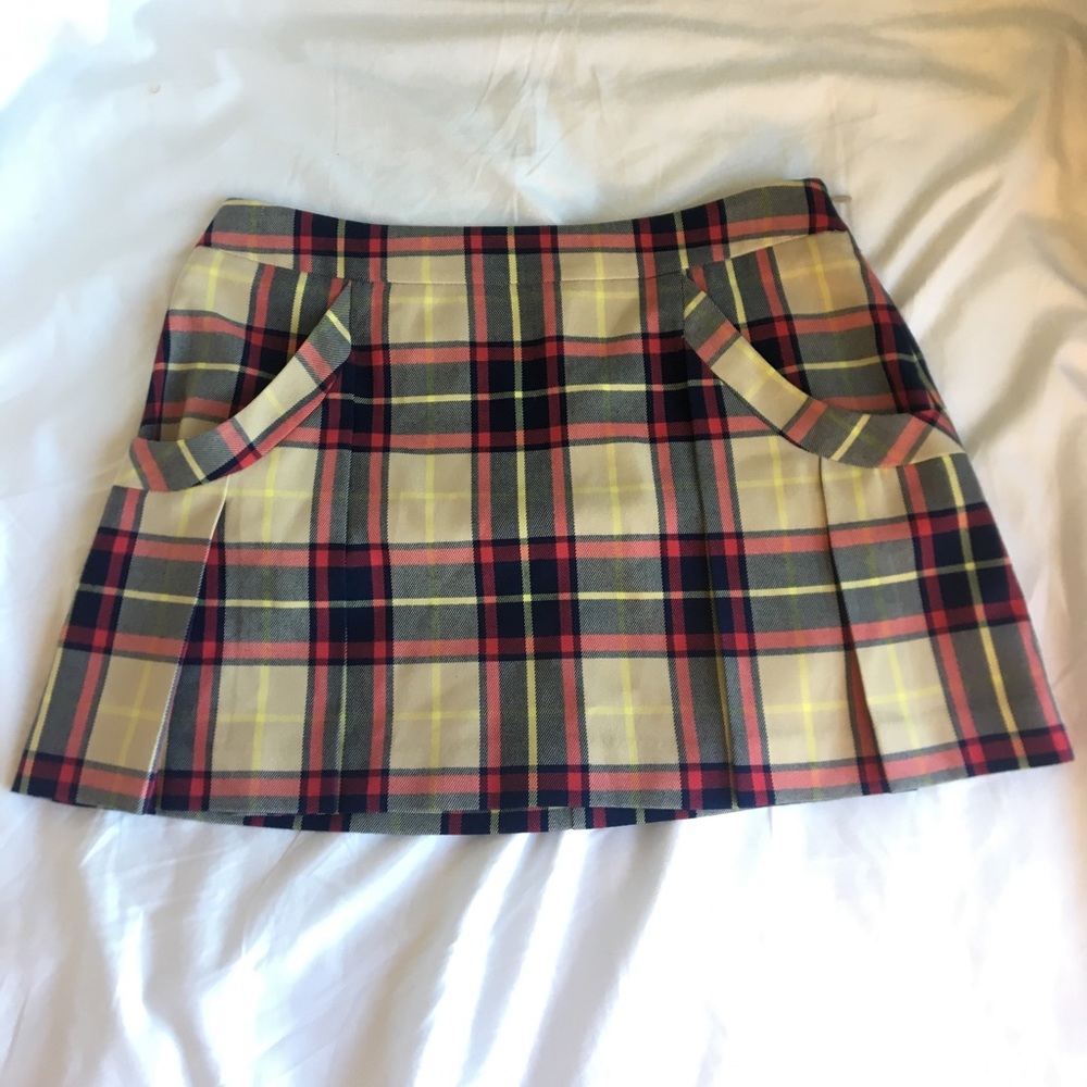 Plaid miniskirt size 3