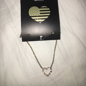 Open heart necklace!