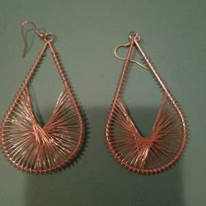 Silver Wire Earrings