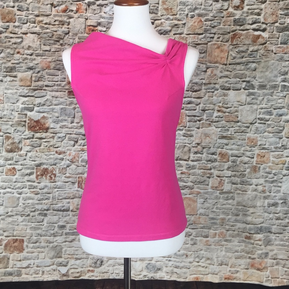 Gloria Vanderbilt Women's Sleeveless Pink Top Sz M