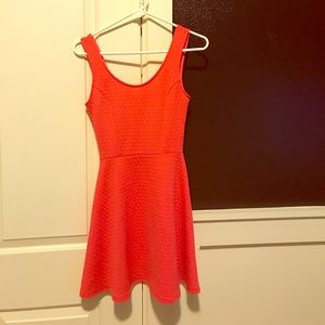 papaya coral dress