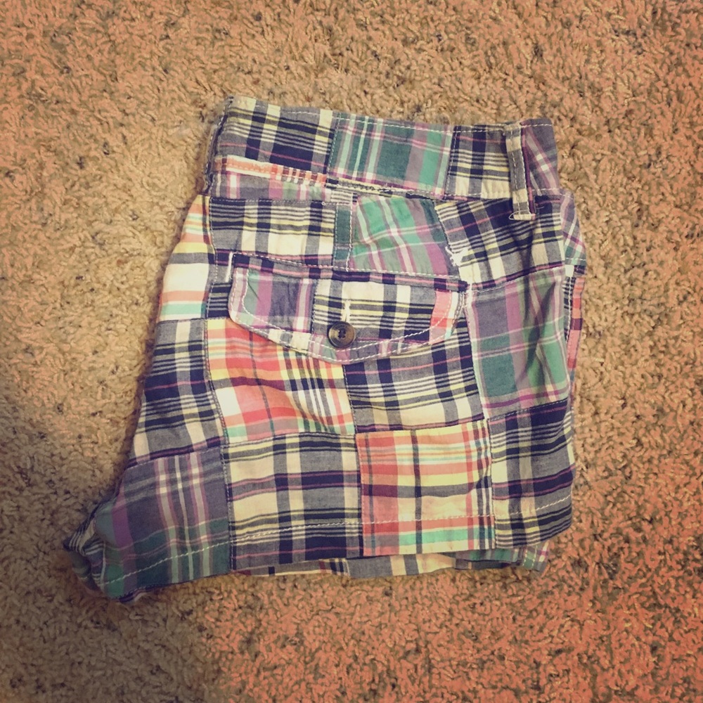 Plaid shorts