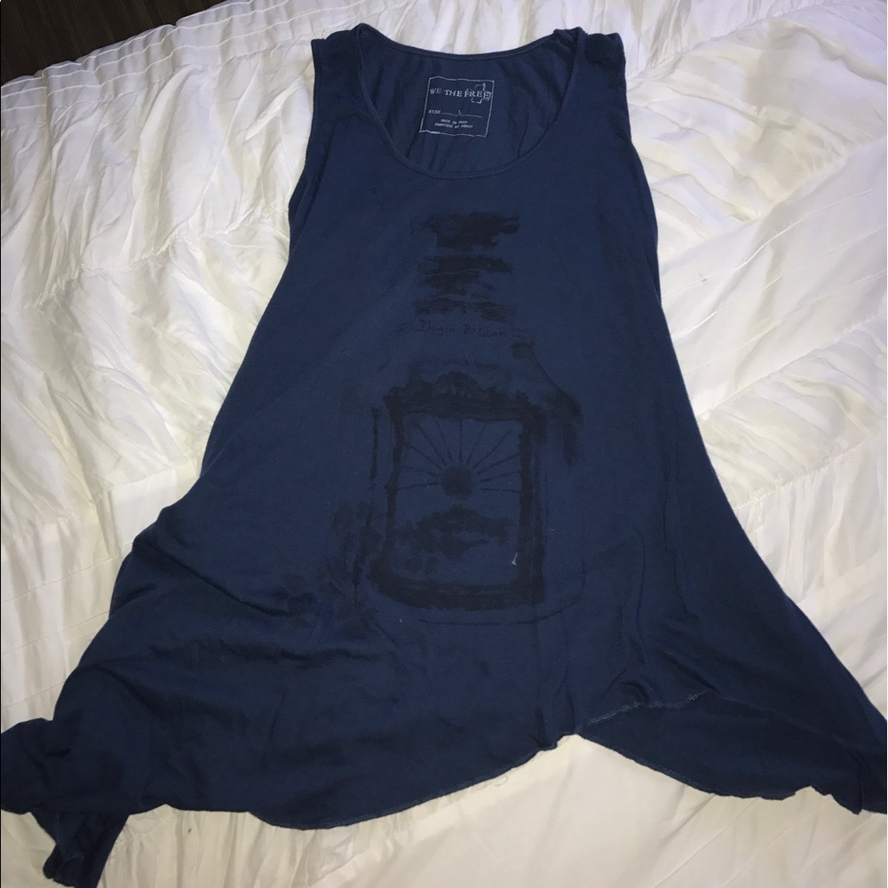 Free people subtle graphic tank