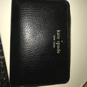 Black leather Kate Spade Wallet
