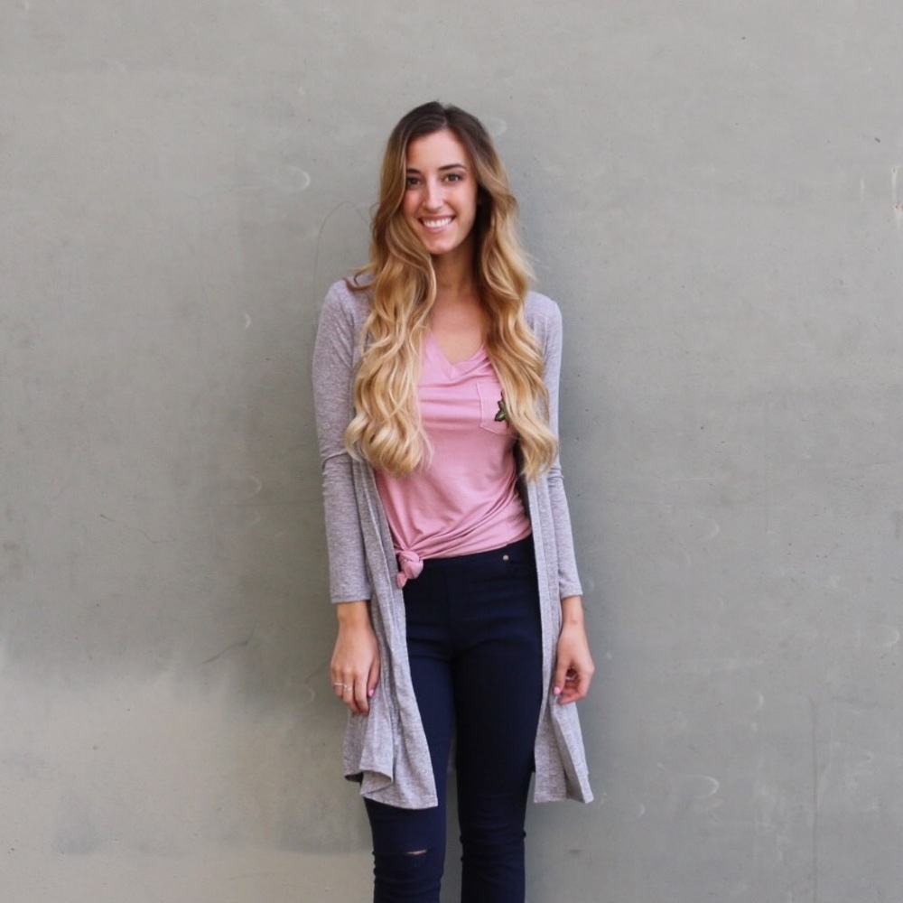 grey long cardigan - Picture 5 of 5