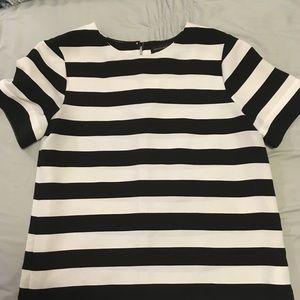 Banana Republic B&W Striped Shirt