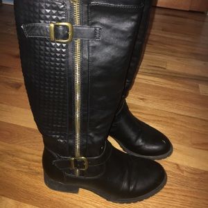 Black knee high boots!