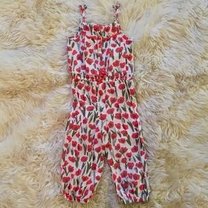 Floral Toddler Jumpsuit