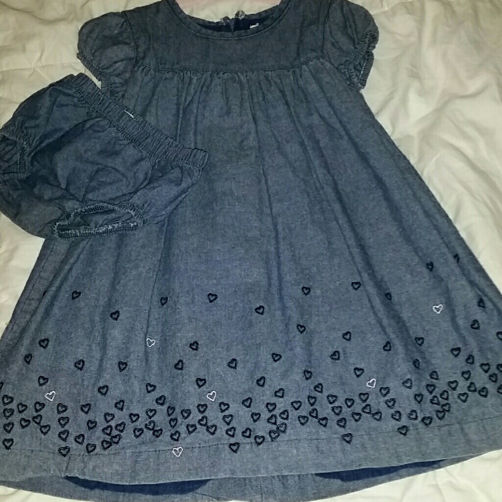 DKNY infant dress w/diaper cover