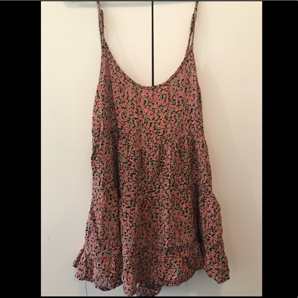 Rare Brandy Melville Pink Floral Jada Dress