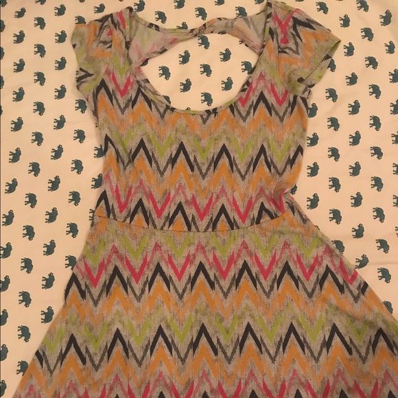 Chevron Skater Dress - Picture 2 of 3
