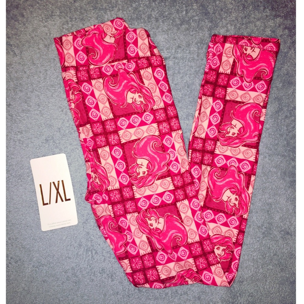 LuLaRoe Little Mermaid Leggings L/XL