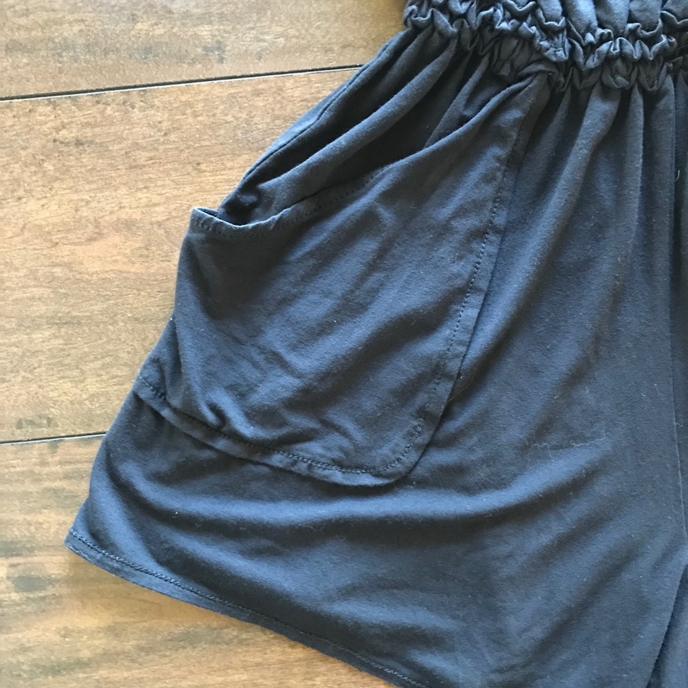 Max Studio Navy Knit Romper - Picture 5 of 7