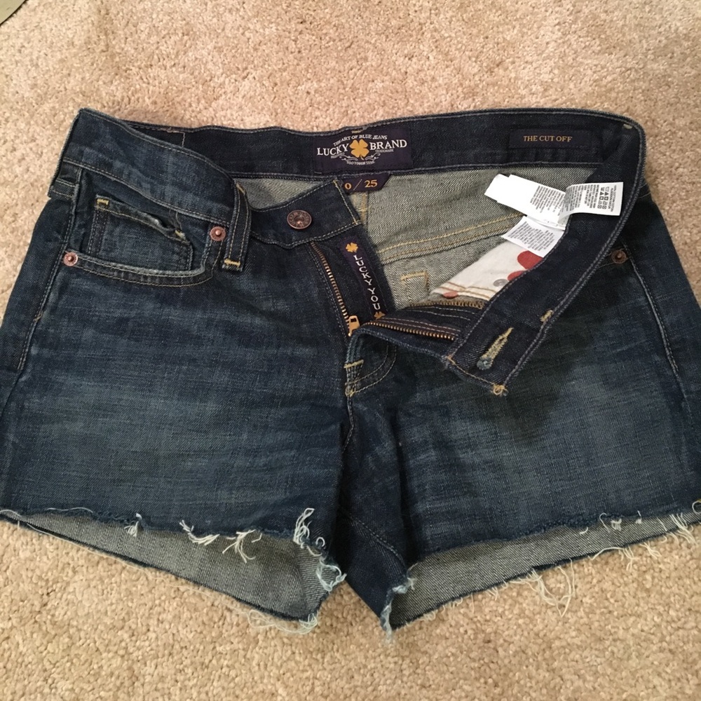 Lucky Brand Cut Off Denim Shorts
