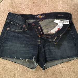 Lucky Brand Cut Off Denim Shorts