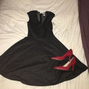 Little black dress with a twist