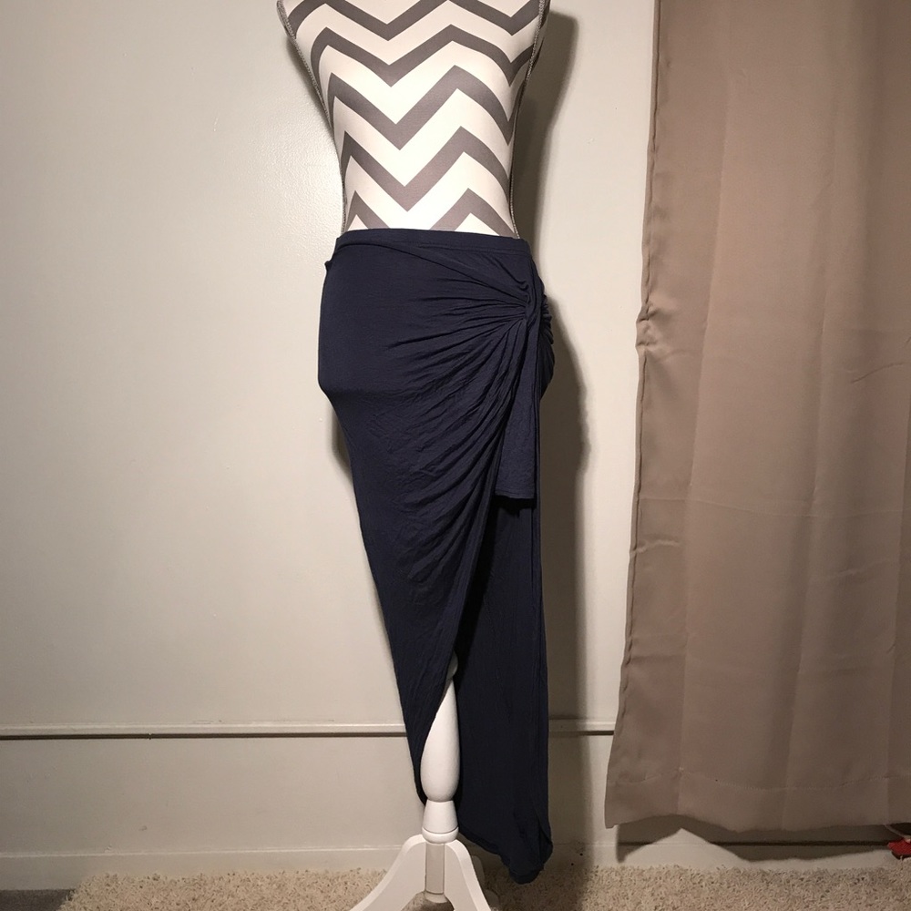 Mermaid hi-low skirt
