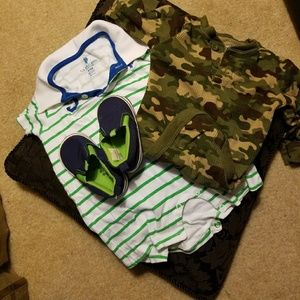 6-9 month baby boy clothes , shoes , and socks