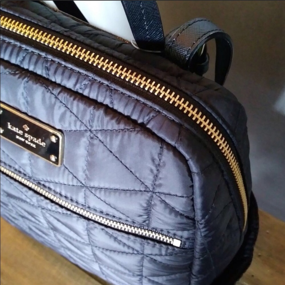 Kate Spade black quilted backpack - Picture 4 of 8