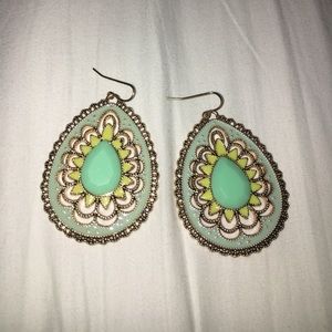 Aztec earrings!