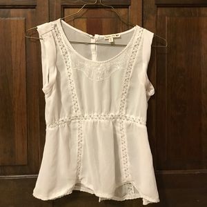 White tank blouse