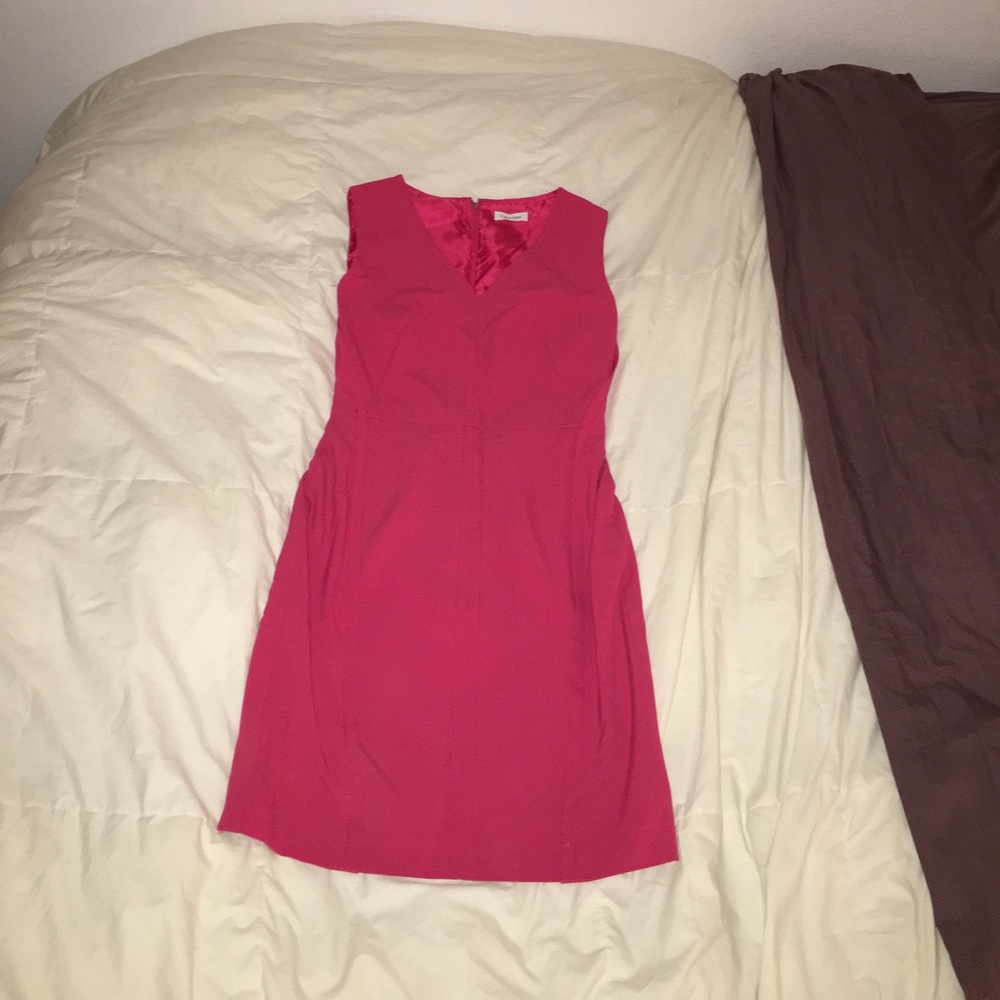 Pink Calvin Klein dress