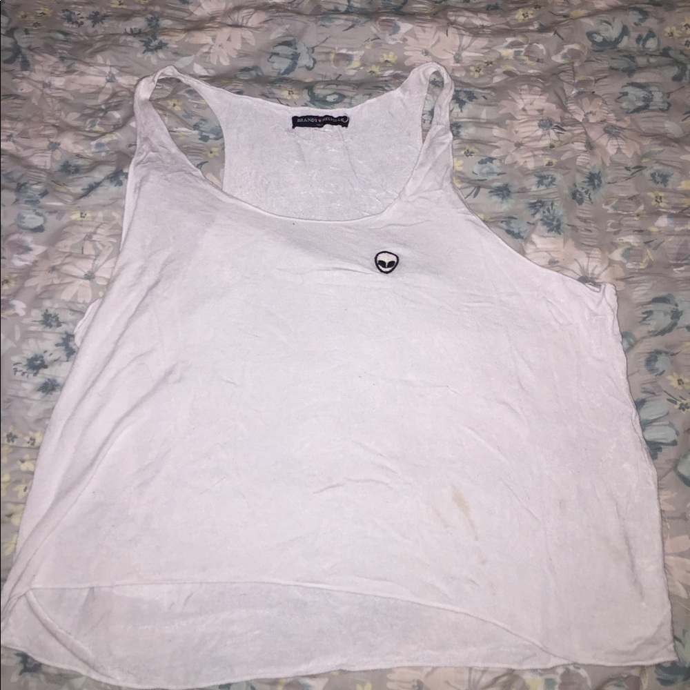 SOLD Alien crop top tank