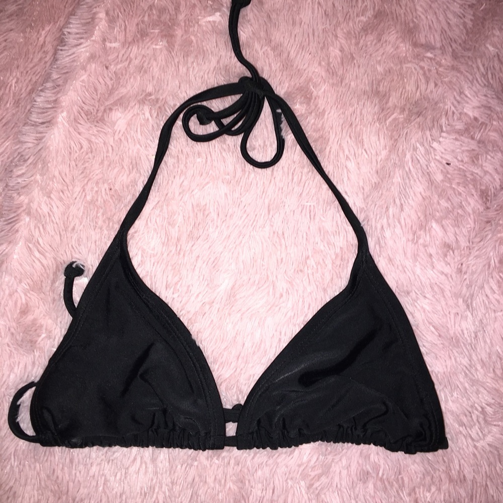 Black bikini top