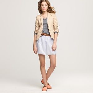 J.Crew | 00 | Light Blue Stripe Skirt Mini
