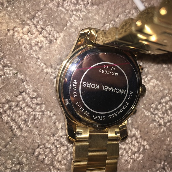 Gold Michael kors watch